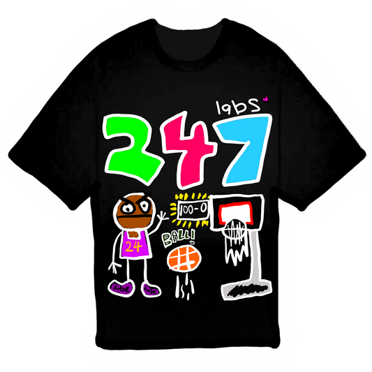 247 LABS KOBE TEE - BLACK