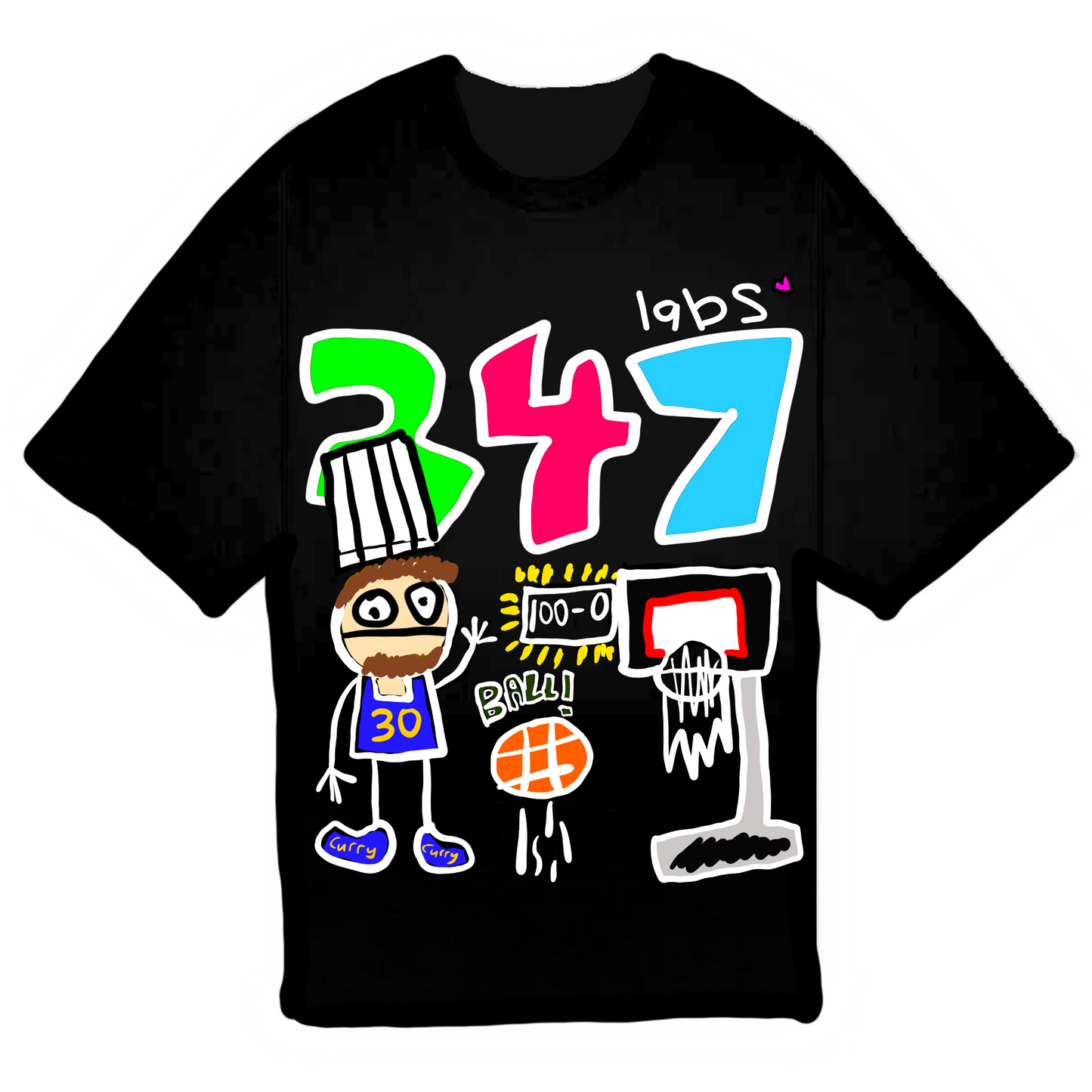 247 LABS CURRY TEE - BLACK