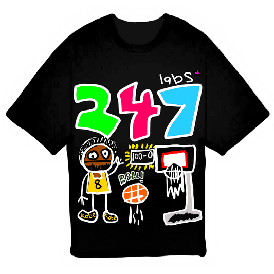 247 LABS KOBE TEE - BLACK