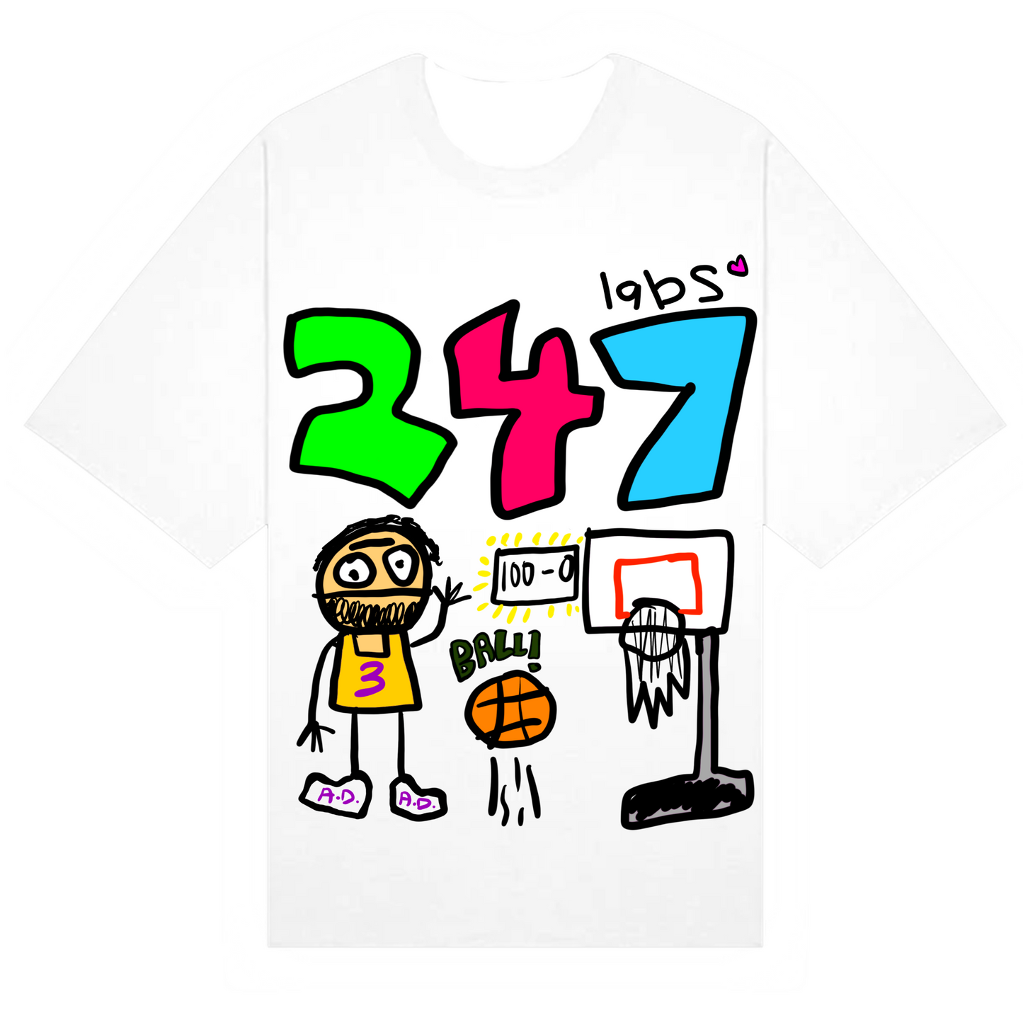 247 LABS A.D. TEE - WHITE