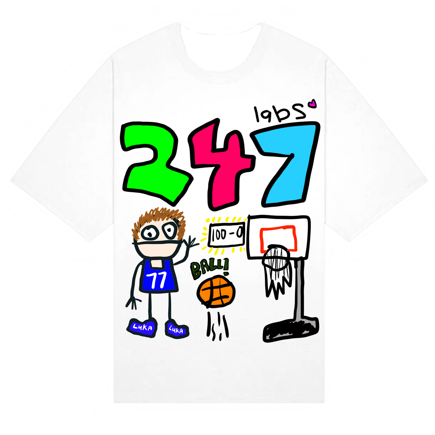 247 LABS LUKA TEE - WHITE