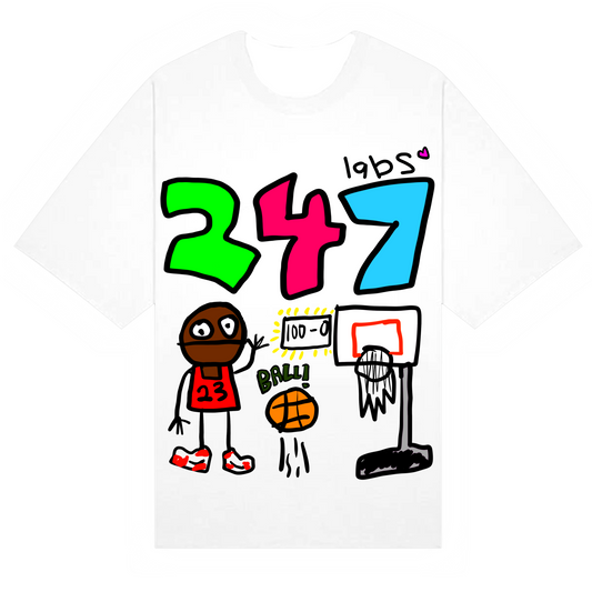 247 LABS MJ TEE - WHITE