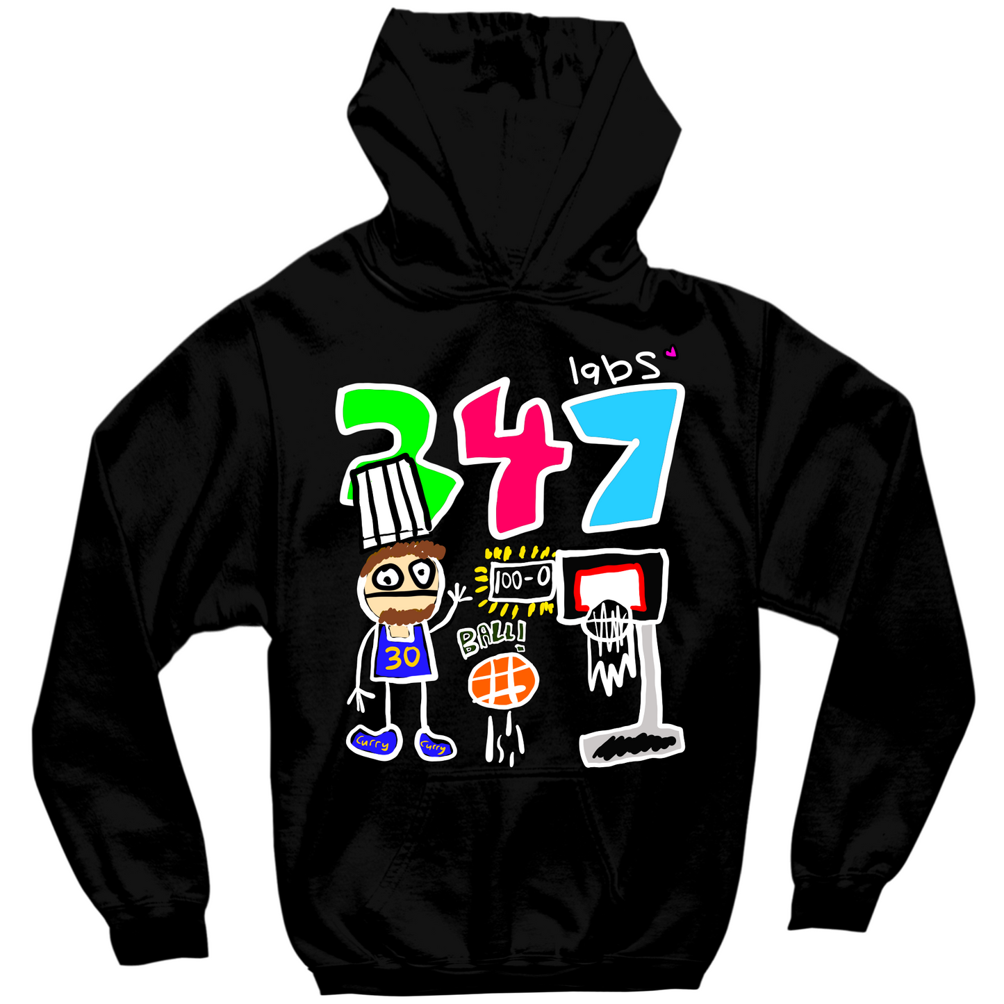 247 LABS CURRY HOODIE - BLACK