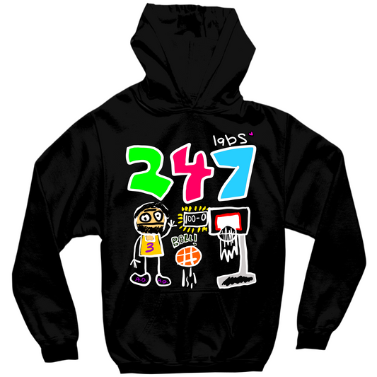 247 LABS A.D. HOODIE - BLACK