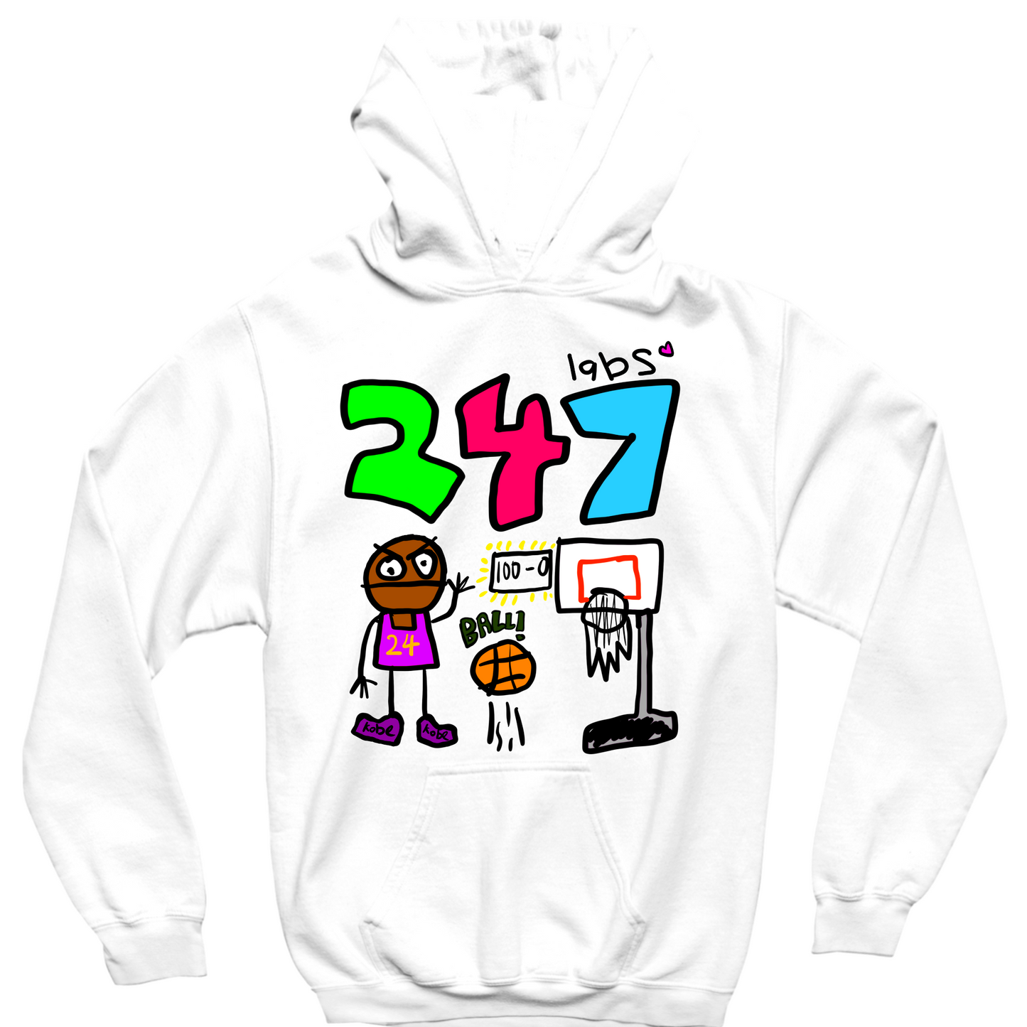 247 LABS KOBE HOODIE - WHITE