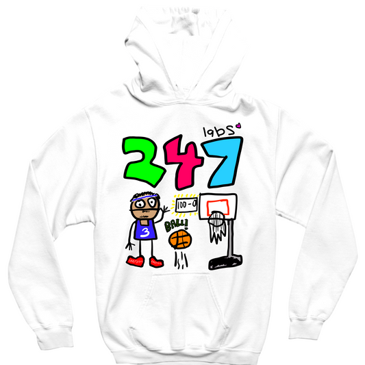 247 LABS IVERSON HOODIE - WHITE