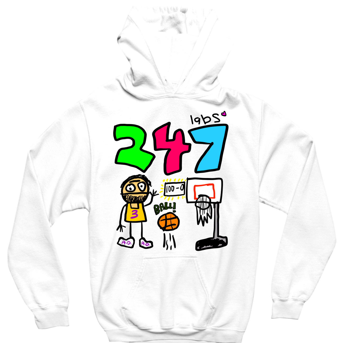 247 LABS A.D. HOODIE - WHITE