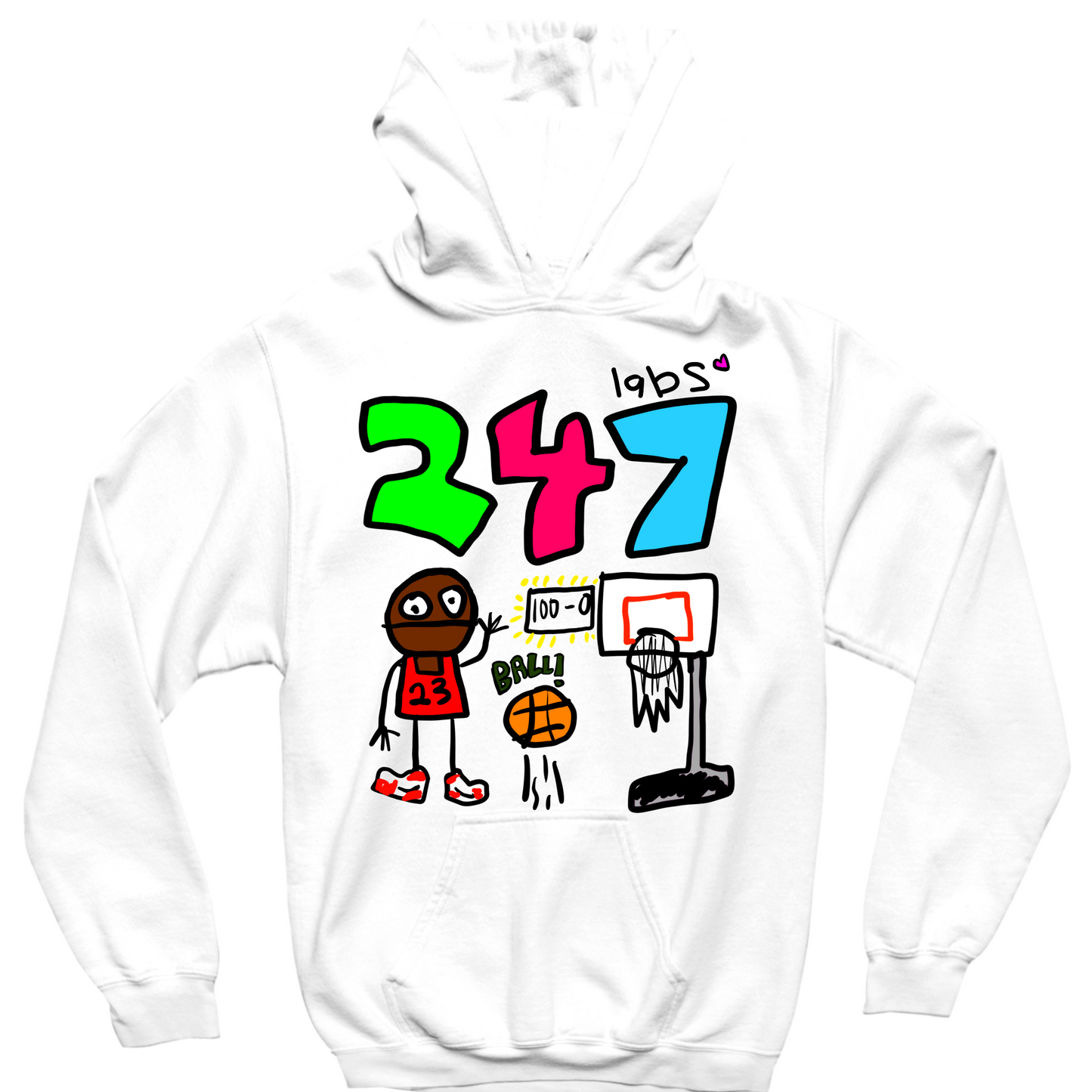 247 LABS MJ HOODIE - WHITE